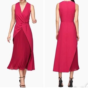 KAY UNGER NEW YORK PETRA TEA LENGTH DRESS - size 16